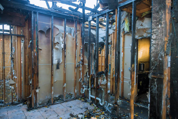 Professional Smoke Damage Restoration technician working in Chantilly, VA